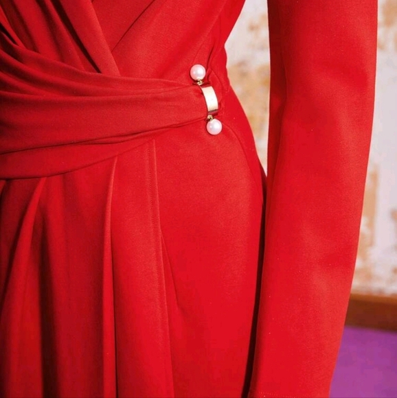 WRAP BLAZER DRESS - Picture 5 of 6